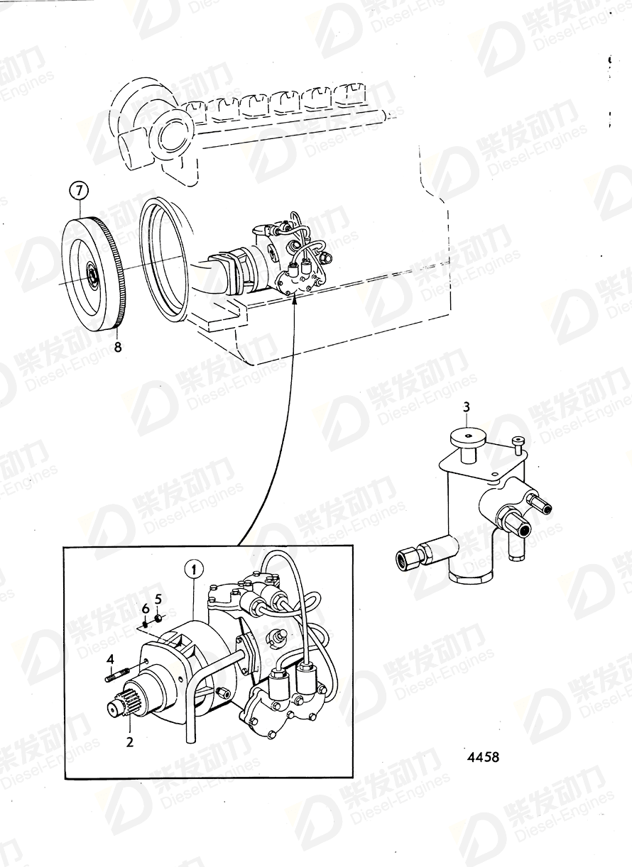 volvo penta Ring gear 420314 Drawing volvo penta Ring gear 420314 Drawing